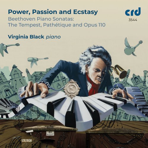 Virginia Black - Power, Passion and Ecstasy: Beethoven Piano Sonatas (2023) [Hi-Res]