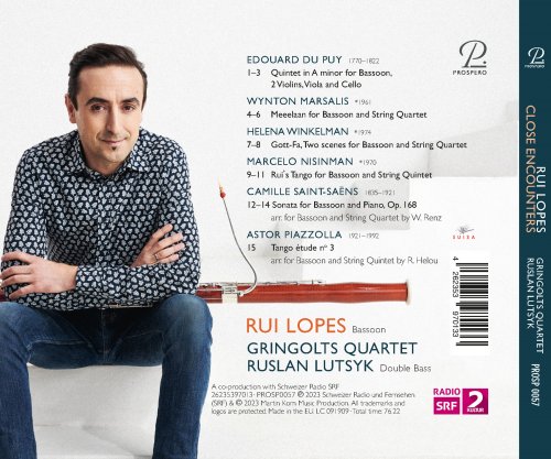 Rui Lopes, Gringolts Quartet - Close Encounters. Works for Bassoon and String Quartet (2023) [Hi-Res]