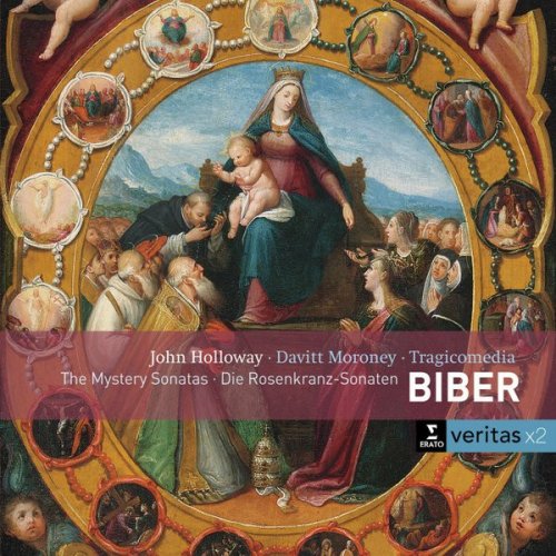 John Holloway, Davitt Moroney, Tragicomedia - Biber: The Mystery Sonatas / Die Rosenkranz-Sonaten (1989)