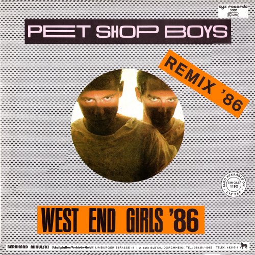 Pet Shop Boys - West End Girls '86 (Germany 12") (1986)