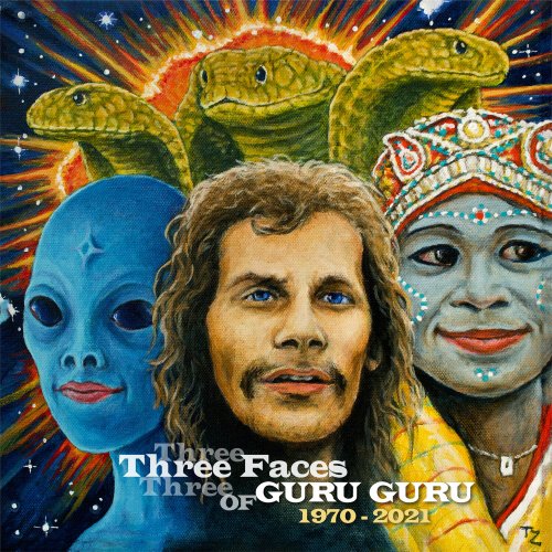 Guru Guru - The Three Faces Of Guru Guru: 1970 - 2021 (2023) [Hi-Res]