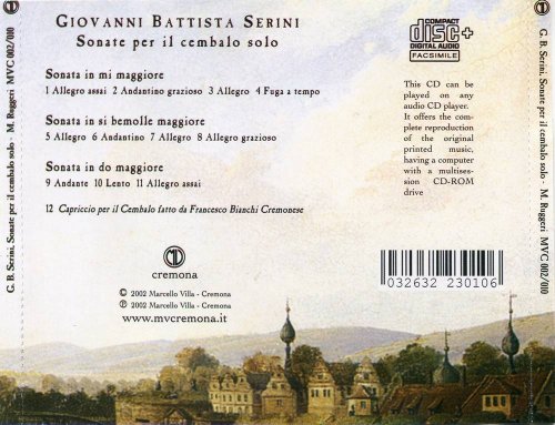 Marco Ruggeri - Giovanni Battista Serini di Cremona: Sonate per il Cembalo Solo (2002) CD-Rip