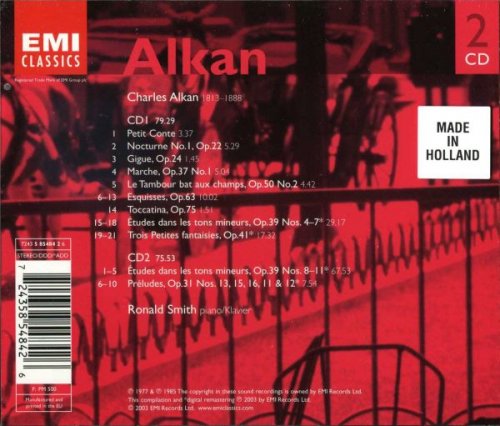 Ronald Smith - Alkan: Piano Works (2003)