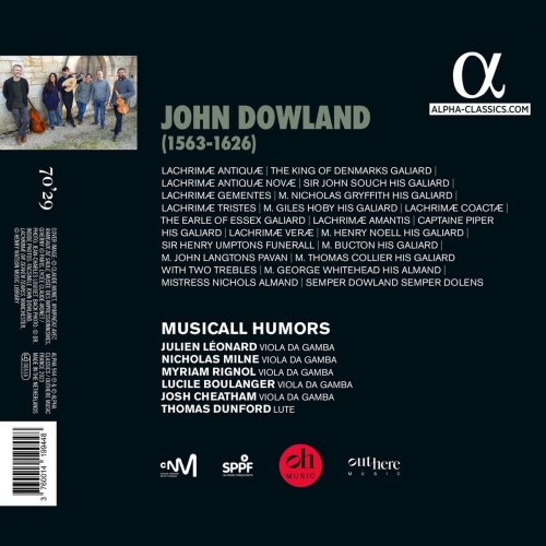 Musicall Humors - Dowland: [Complete] Lachrimæ (2023) [Hi-Res]