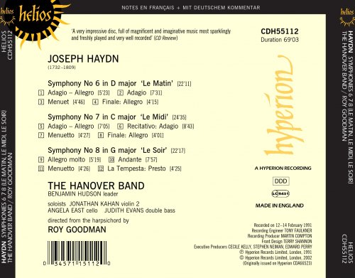 Roy Goodman - Haydn: Symphonies Nos. 6-8 (1991)