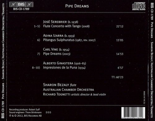 Sharon Bezaly, Australian Chamber Orchestra, Richard Tognetti - Pipe Dreams (2012) CD-Rip