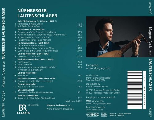 Magnus Andersson - Magnus Andersson: Nürnberger Lautenschläger (Music for Lute from Nuremberg) (2023)