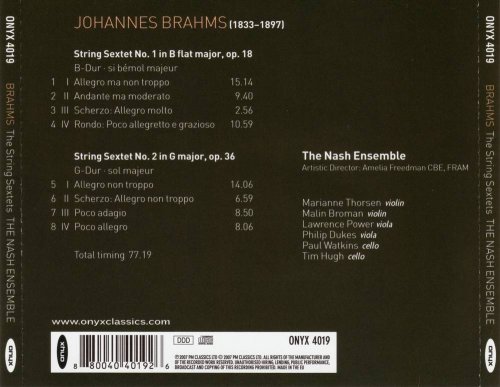 The Nash Ensemble - Brahms: The String Sextets (2007) CD-Rip