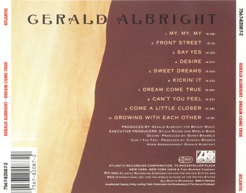 Gerald Albright - Dream Come True (1990)