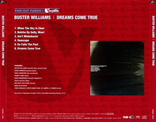 Buster Williams - Dreams Come True (1978) CD Rip