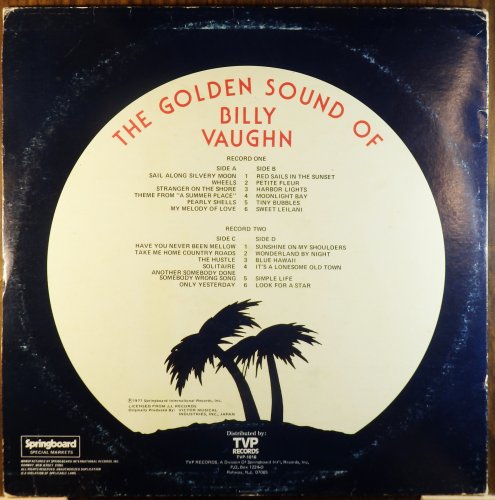 Billy Vaughn - Silver Moon Golden Hits (The Golden Sound of Billy Vaughn) (1977) LP