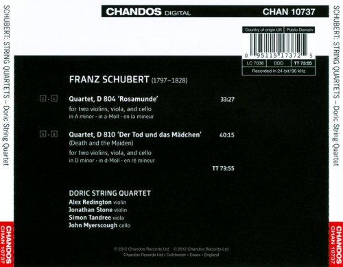 Doric String Quartet - Schubert: String Quartets (2012) CD-Rip