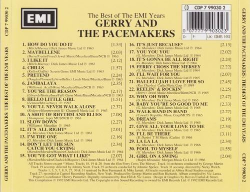 Gerry & The Pacemakers - The Best Of The EMI Years (1992)