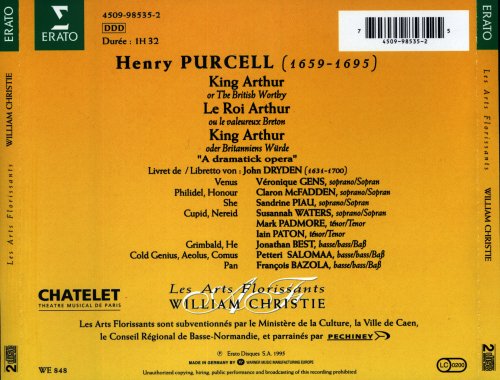 Les Arts Florissants, William Christie - Purcell: King Arthur (1995)