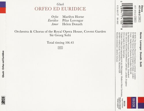 Georg Solti - Gluck: Orfeo ed Euridice (1989)