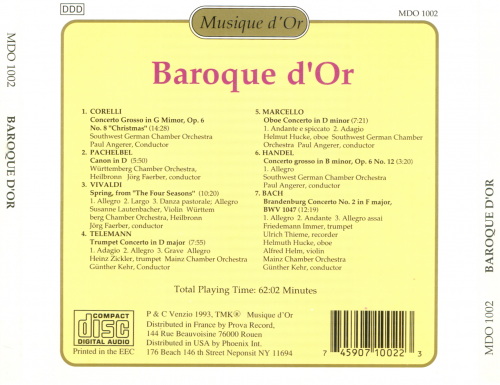 VA - Baroque d'Or (1997)