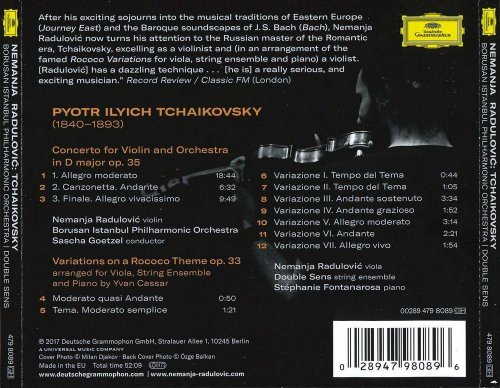 Nemanja Radulović - Tchaikovsky: Violin Concerto, Rococo Variations (2017) CD-Rip