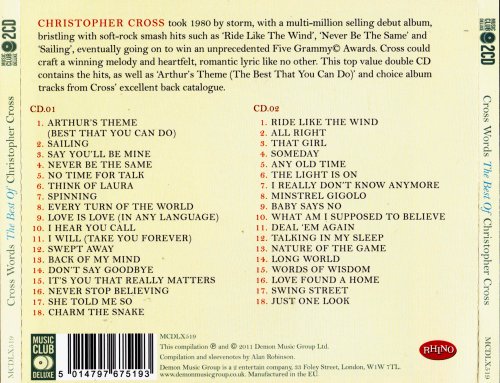 Christopher Cross - Cross Words: The Best Of Christopher Cross (2011)
