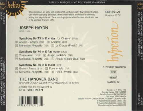 Roy Goodman - Haydn: Symphonies Nos. 73-75 (1991) [2002]