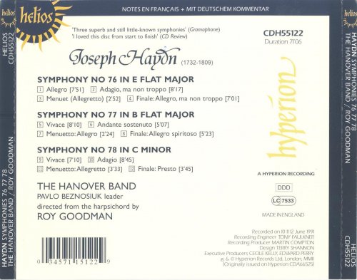 Roy Goodman - Haydn: Symphonies Nos. 76-78 (1991) [2002]
