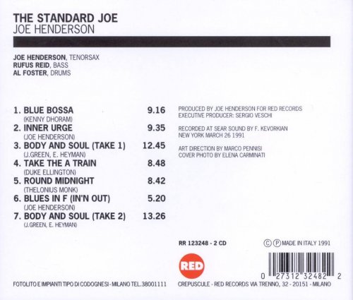 Joe Henderson - The Standard Joe (1992) CD-Rip