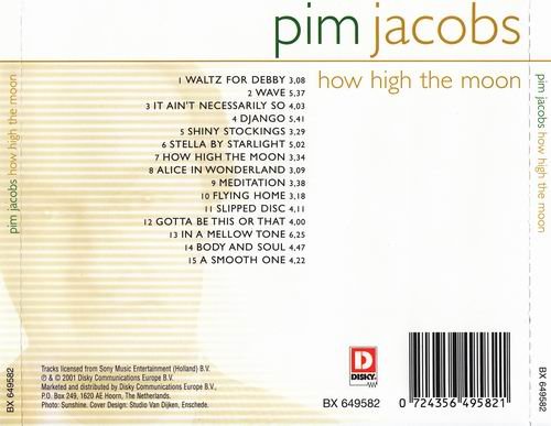 Pim Jacobs - How High The Moon (2001)