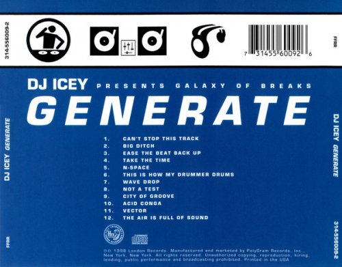 DJ Icey - Generate (1998) FLAC