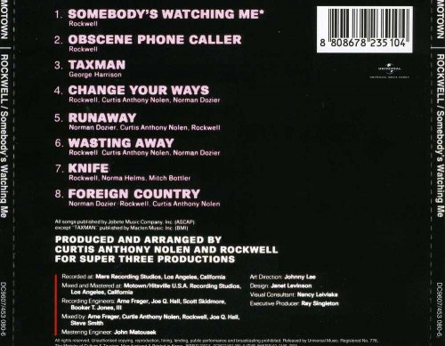 Rockwell - Somebody's Watching Me (1984 Reissue) (2007) CD-Rip