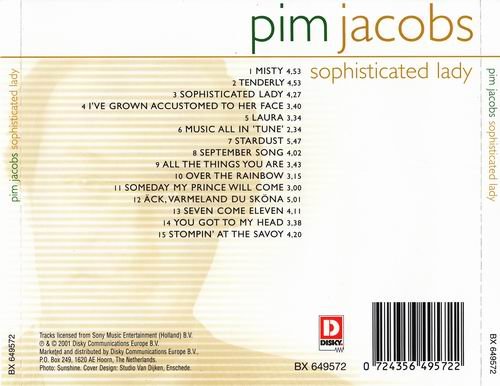 Pim Jacobs - Sophisticated Lady (2001)