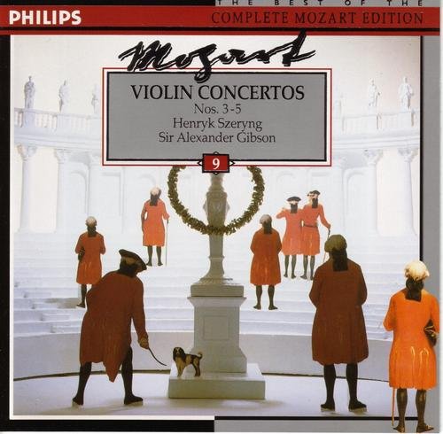 Henryk Szeryng, Sir Alexander Gibson - Mozart: Violin Concertos Nos. 3-5 (1995) CD-Rip