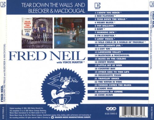 Fred Neil - Tear Down The Walls / Bleecker & MacDougal (2001) CD-Rip