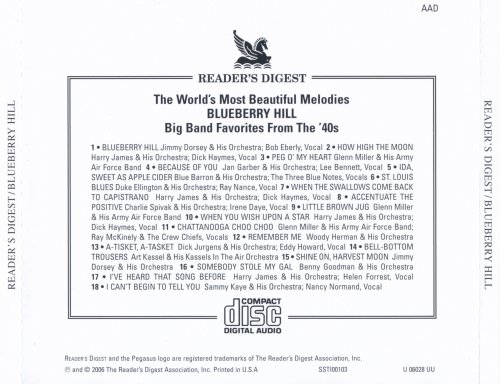 VA - World's Most Beautiful Melodies: Blueberry Hill, Big Band Favorites From the '40s! (2006)