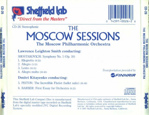 Moscow Philharmonic Orchestra - The Moscow Sessions Vol. 2 (1987)