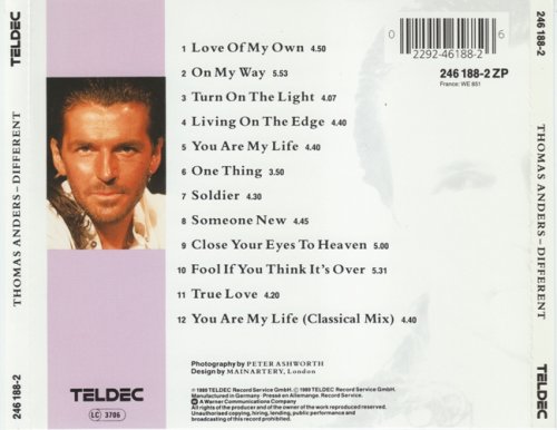 Thomas Anders - Different (1989) CD-Rip