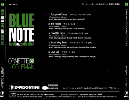 Ornette Coleman - Blue Note Best Jazz Collection, Vol. 32 (2013)