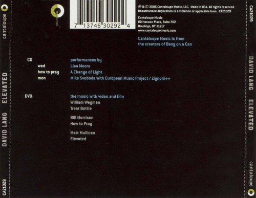 David Lang ‎- Elevated (2005) CD-Rip