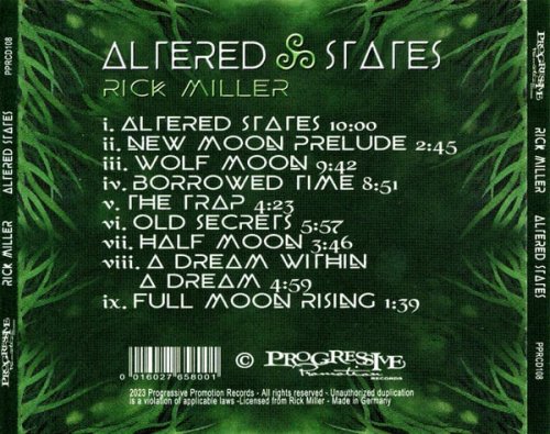 Rick Miller - Altered States (2023) CD-Rip