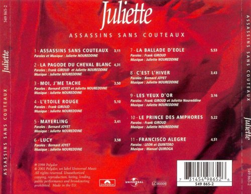 Juliette - Assassins sans couteaux (1998 Reissue) (2006) CD-Rip