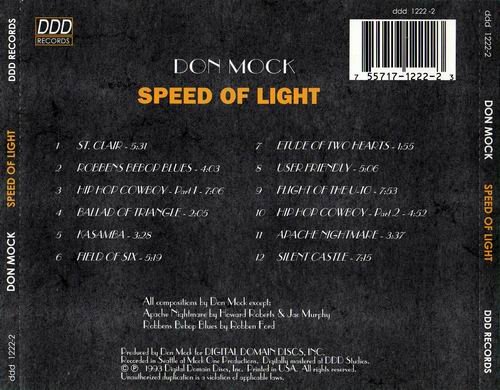 Don Mock - Speed Of Light (1993) CD Rip