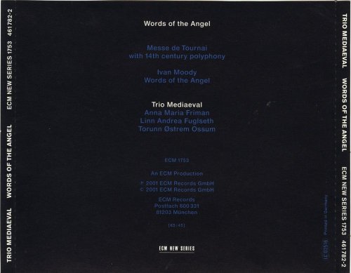 Trio Mediaeval - Words Of The Angel (1999) CD-Rip