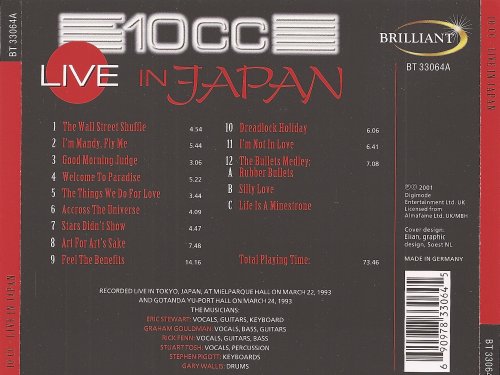 10cc - Live In Japan (2001)