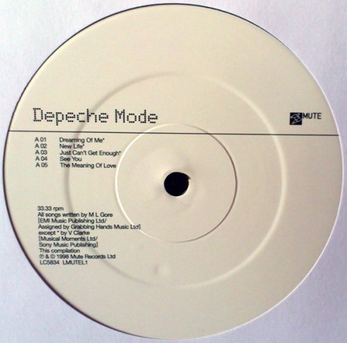 Depeche Mode - The Singles 81>85 (1985/1998) LP