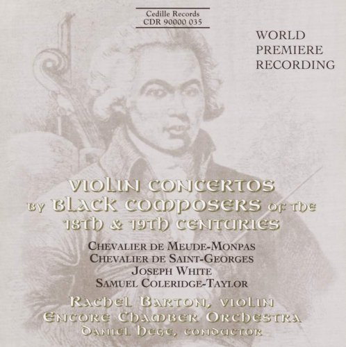 Rachel Barton Pine, Encore Chamber Orchestra, Daniel Hege - Violin Concertos by Black Composers of the 18th & 19th Centuries (1997) CD-Rip