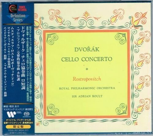 Mstislav Rostropovich, Adrian Boult - Dvorak: Cello Concerto (1957) [2021 SACD Definition Serie]