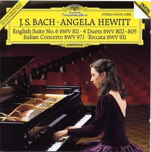 Angela Hewitt - J.S.Bach: Italian Concerto, Toccata, Four Duets; English Suite (1986) CD-Rip