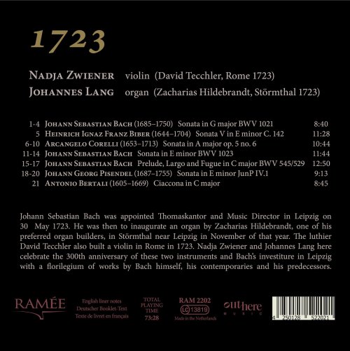 Nadja Zwiener, Johannes Lang - 1723: Bach, Bertali, Biber, Corelli & Pisendel (2023) [Hi-Res]