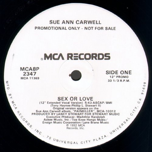 Sue Ann Carwell - Sex Or Love (1992)