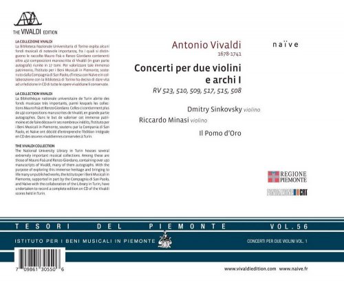 Il Pomo d'Oro, Riccardo Minasi, Dmitry Sinkovsky - Vivaldi: Concerti per due violini e archi, Vol. 1 (2013) CD-Rip