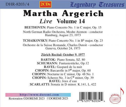 Martha Argerich Martha Argerich Live Vol 14 Live 2023 6850