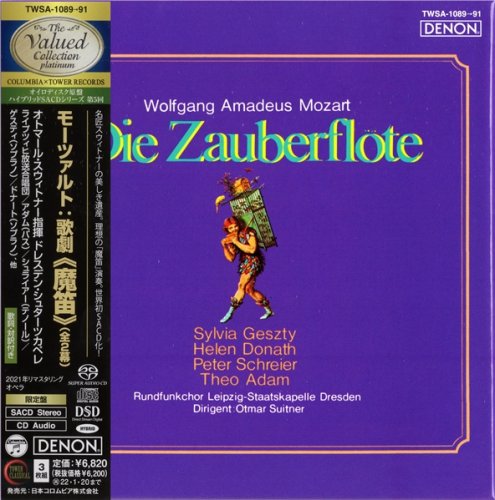 Otmar Suitner - Mozart: Die Zauberflöte (1970) [2021 3xSACD The Valued Collection Platinum]